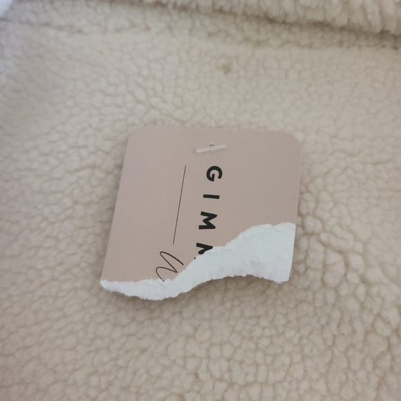 Patchwork Light Wash Denim Jacket Vegan Sherpa & Suede / Teddy Denim Jacket - Picture 11 of 11